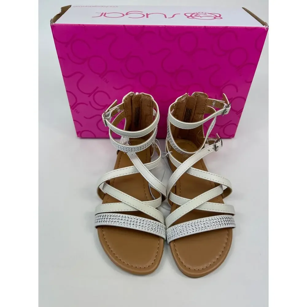 Sugar Miguelitos Ivory Sandals‎ Size 1M